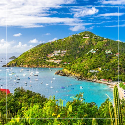 Gustavia au départ de la Martinique